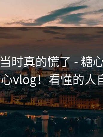 别笑，我当时真的慌了 - 糖心官网vlog ｜ 糖心vlog！看懂的人自然懂